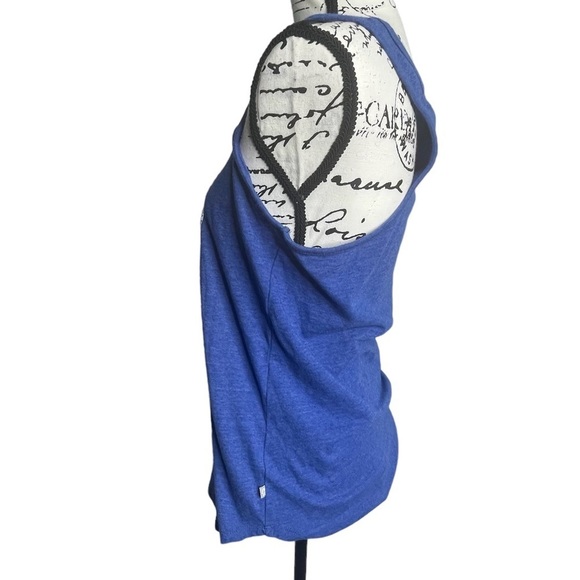 Tipsy Elves Womens Tank Top Blue Meowica Cat Graphic Lightweight 4th of Size M - Picture 3 of 7